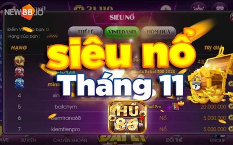 Nổ hũ 86 – Cổng game nổ hũ kinh điển siêu thu hút và giải trí bậc nhất hiện nay 5 Nổ hũ 86 uy tín hàng đầu Châu Á