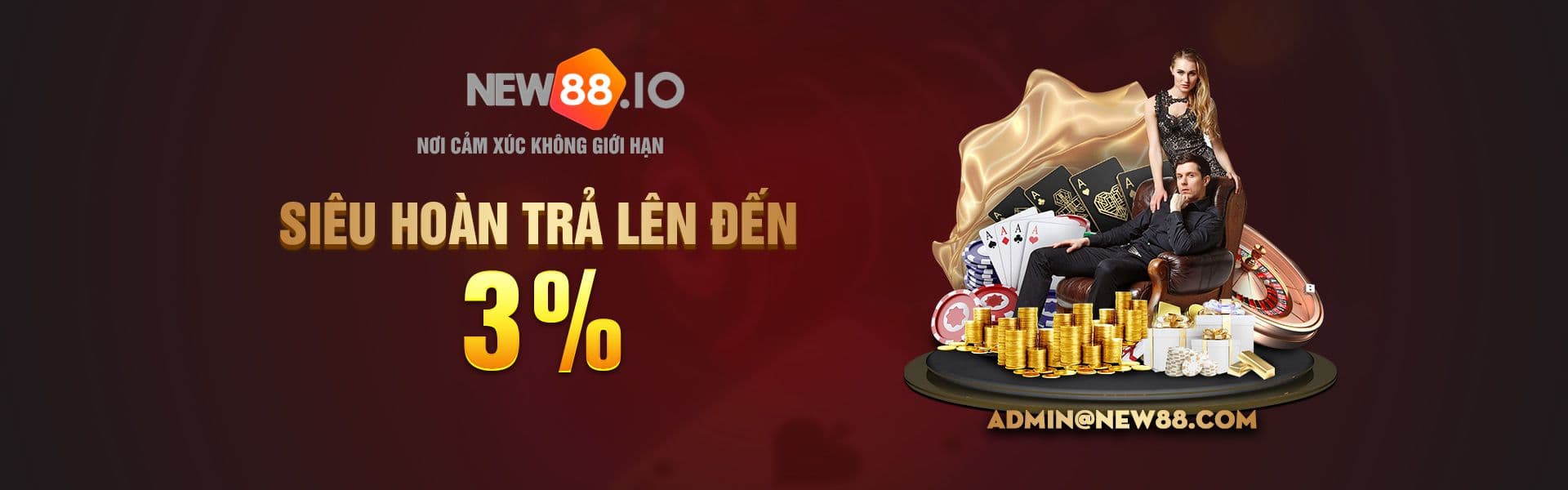 new88 siêu hoàn trả đến 3%